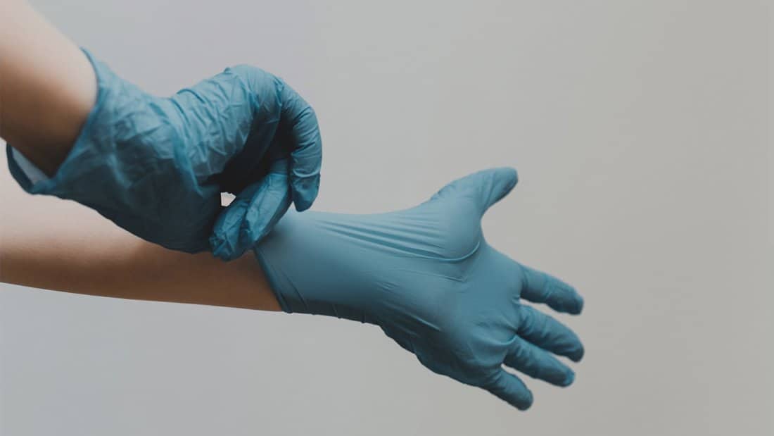 guantes de nitrilo